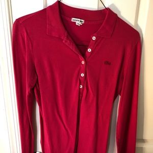 Lacoste long sleeve polo